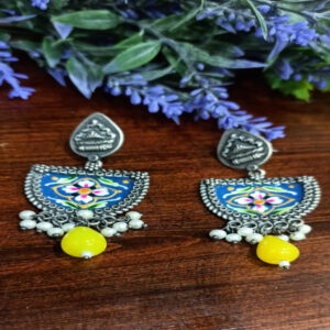 Silver Look Alike Earring
