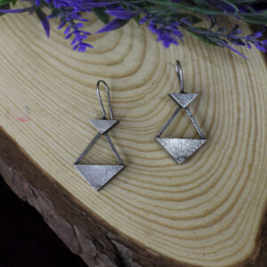 Silver Look Alike Earring