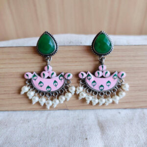 Enamel Painted Earring